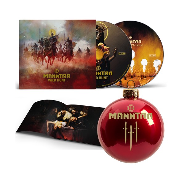 MANNTRA Digipak 2-CD «WILD HUNT» + Xmas Ball «Classic» Bundle